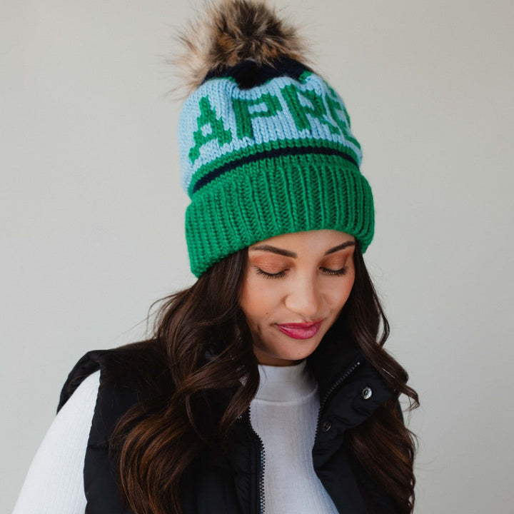 At The Chateau Pom Hat - Green